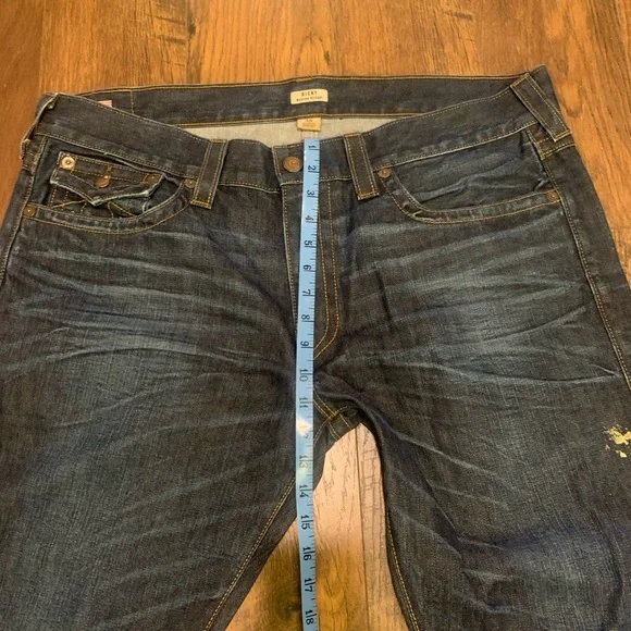 True religion, Ricky, mud, splash, jeans, dark blue, relaxed straight - Picture 10 of 16